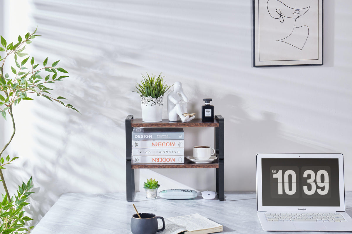 2-Tier Adjustable Storage Shelves