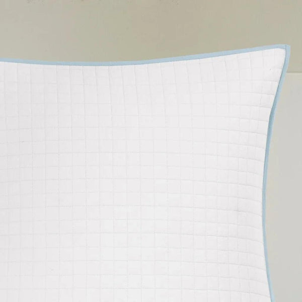 Brooklyn Cotton Jacquard Comforter Set with Euro Shams and Throw Pillows - Gifts for You 'n Me