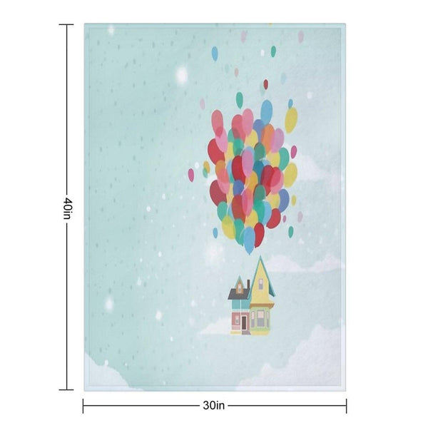 Adventure Is Out There Throw Blanket