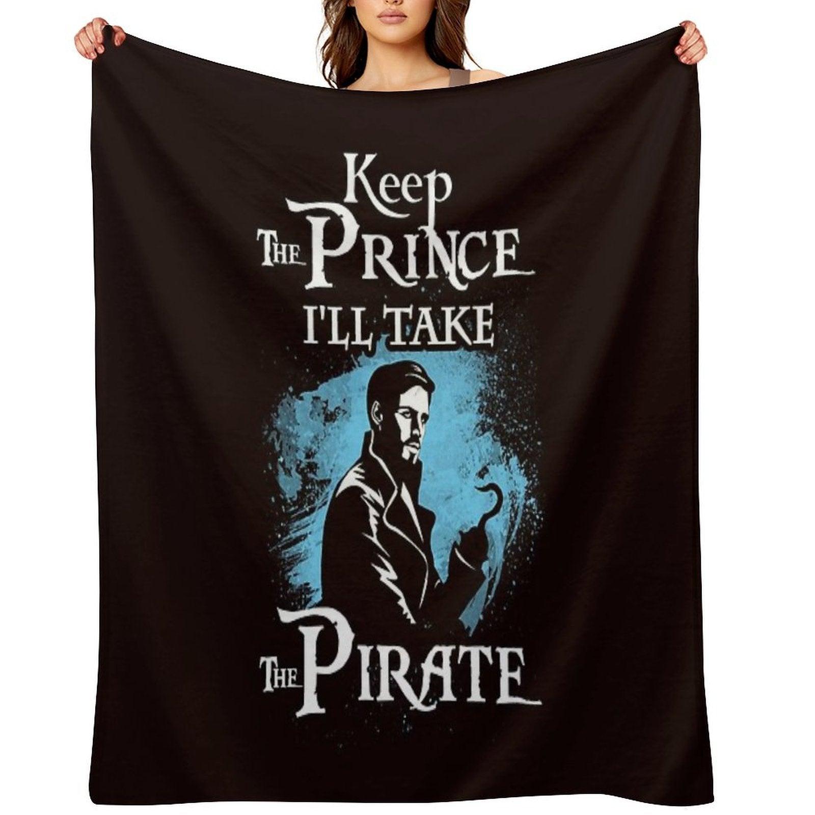 Keep The Prince, I'll Take The Pirate Throw Blanket