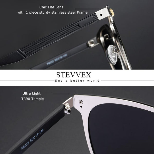 New Luxury Elegent Polarized Square Sunglasses Temples Sun Glasses for Men and Women With UV400 Protection