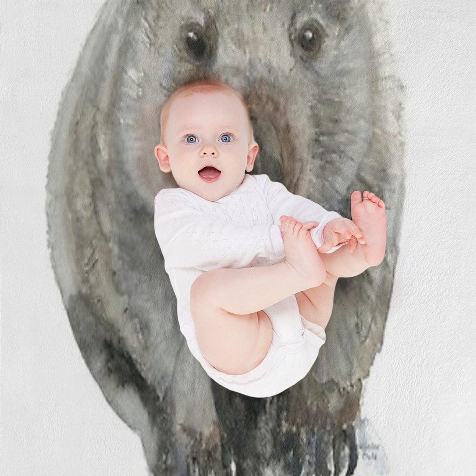 Common Wombat Throw Blanket