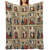 Codex Manesse Durable Throw Blanket