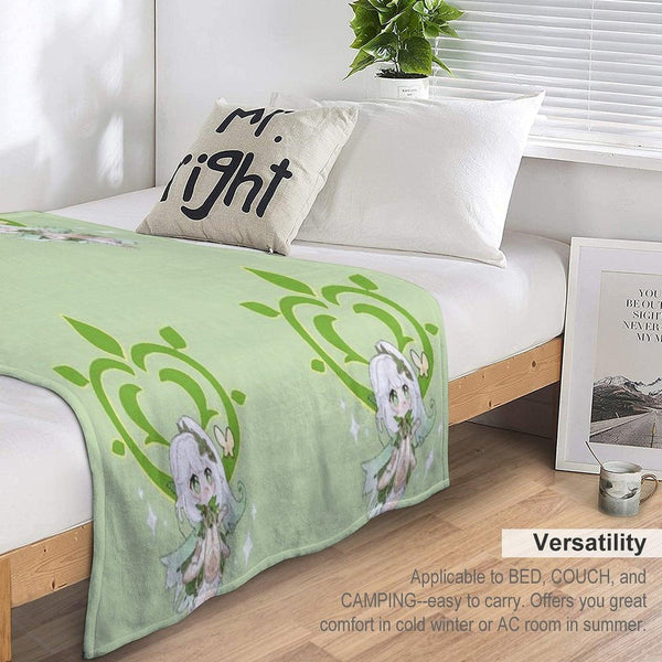 Dendro Archon. Genshin Impact. Nahida Throw Blanket