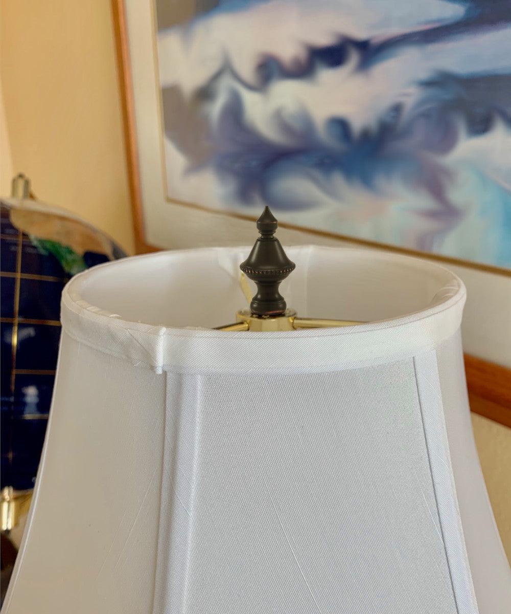 Beaded Knob Lamp Finial Spire Oiled Bronze 1.5