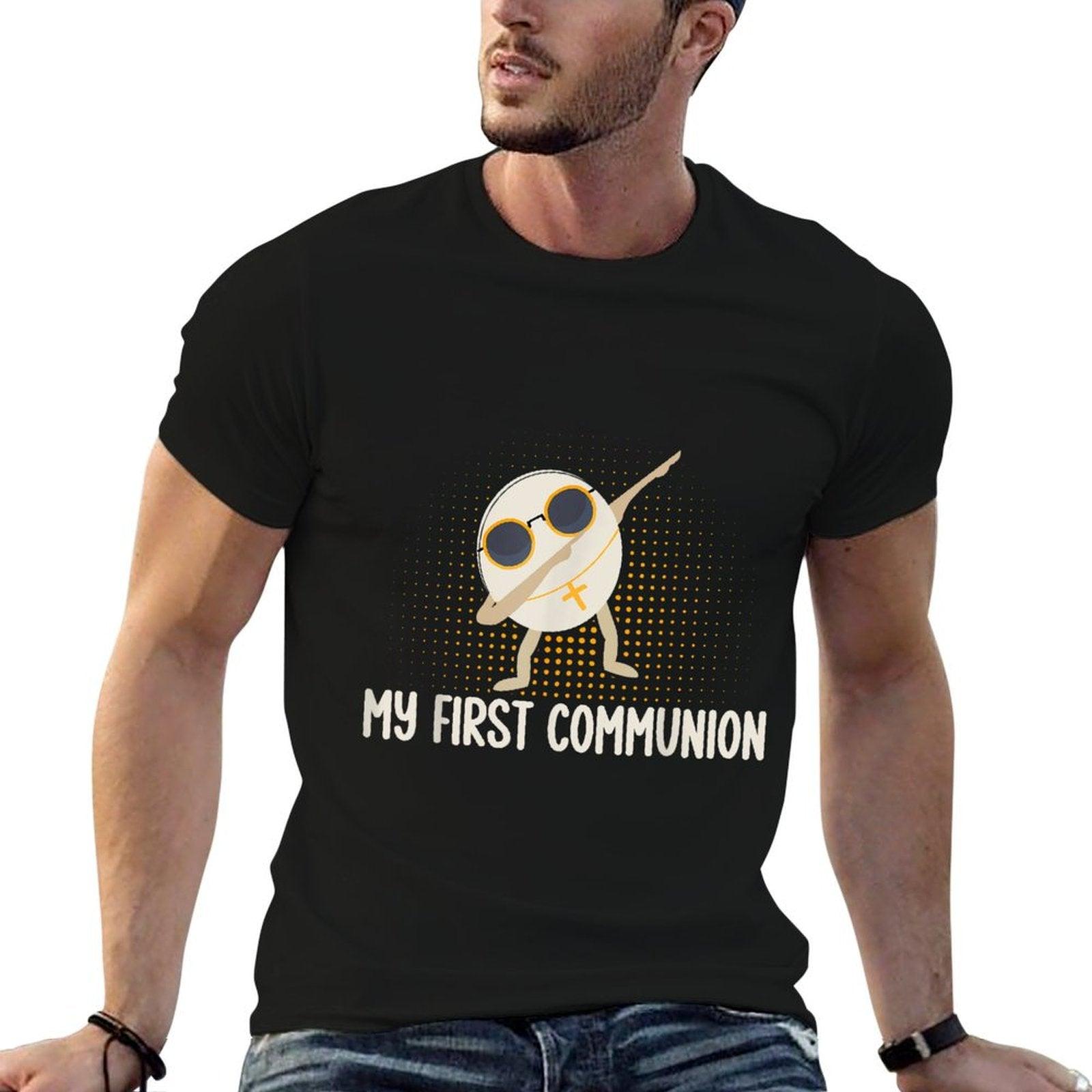 My First Communion Dabbing Wafer 1st Communion Kids Funny T-Shirt