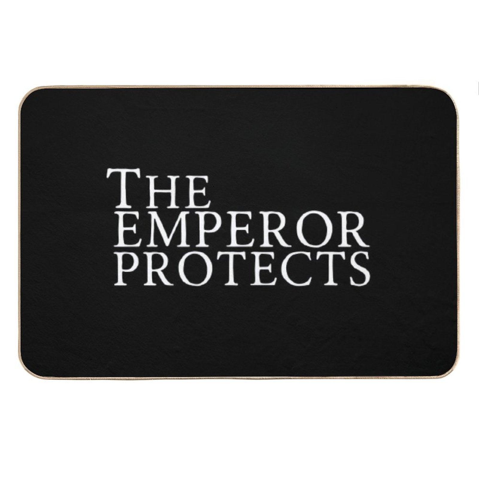 The Emperor Protects Bath Mat