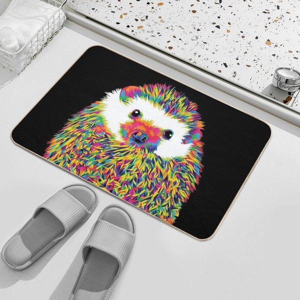 Hedgehog of Color Bath Mat