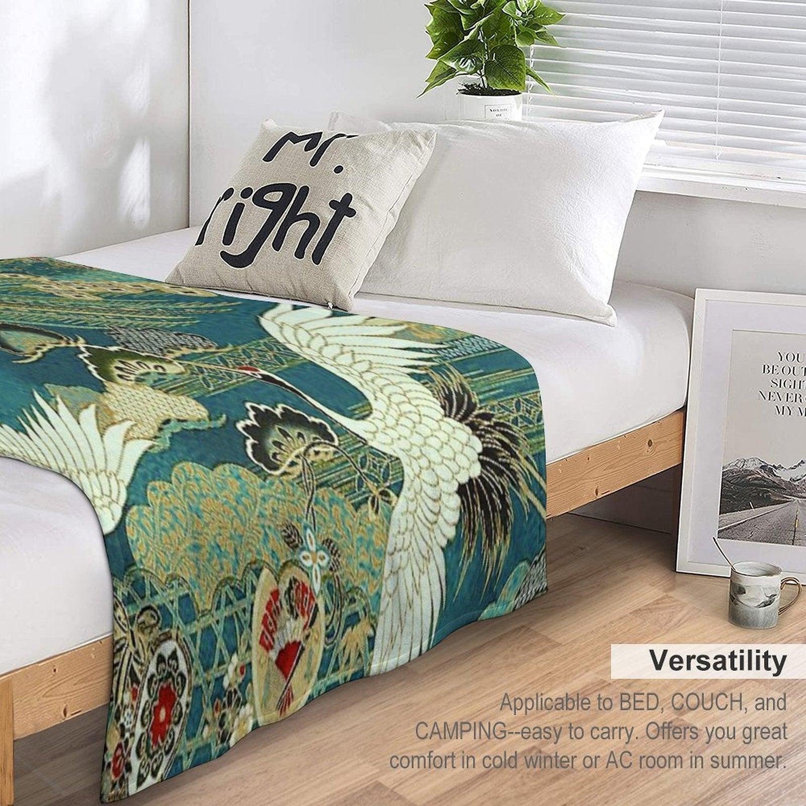 Japanese Dream Throw Blanket