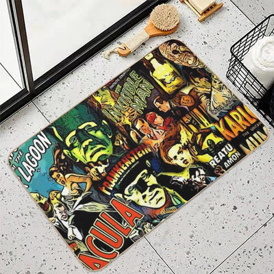 Horror Cult Universal Monsters Movies Face Mask Bath Mat
