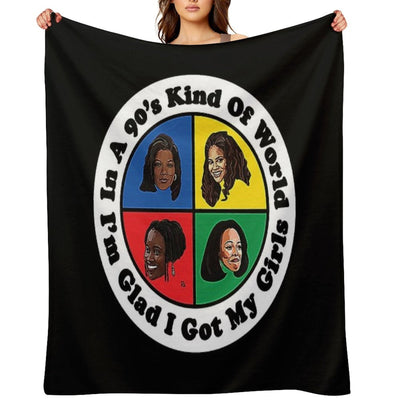 Living Single Shirt Machine-washable Throw Blanket