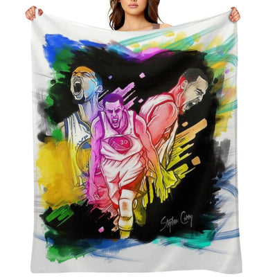 Steph Curry Machine-washable Throw Blanket