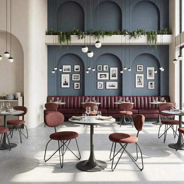 Novi Dining Chair (Set of 2) Maroon Brown