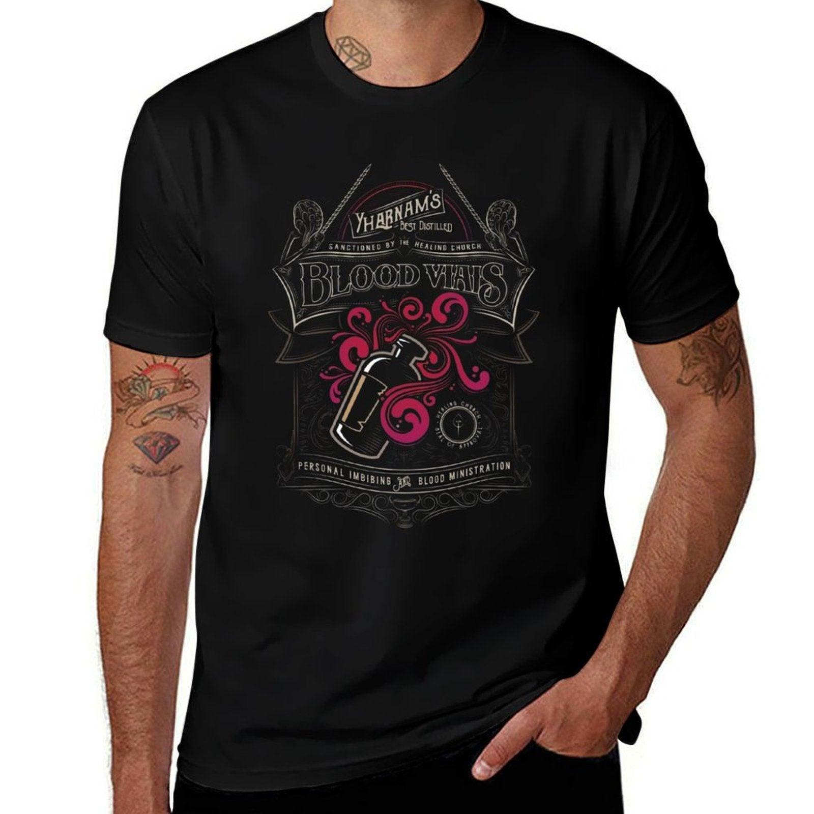 Yharnam's Blood Vials  Polyester Blend T-Shirt