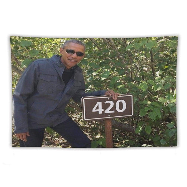 420 Obama Print Tapestry