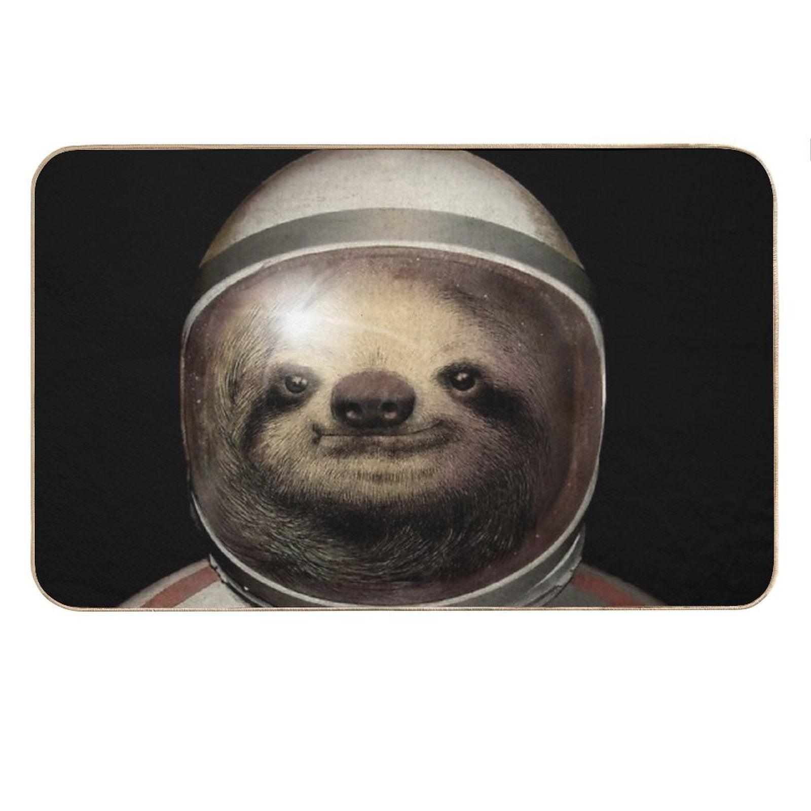 Space Sloth Bath Mat