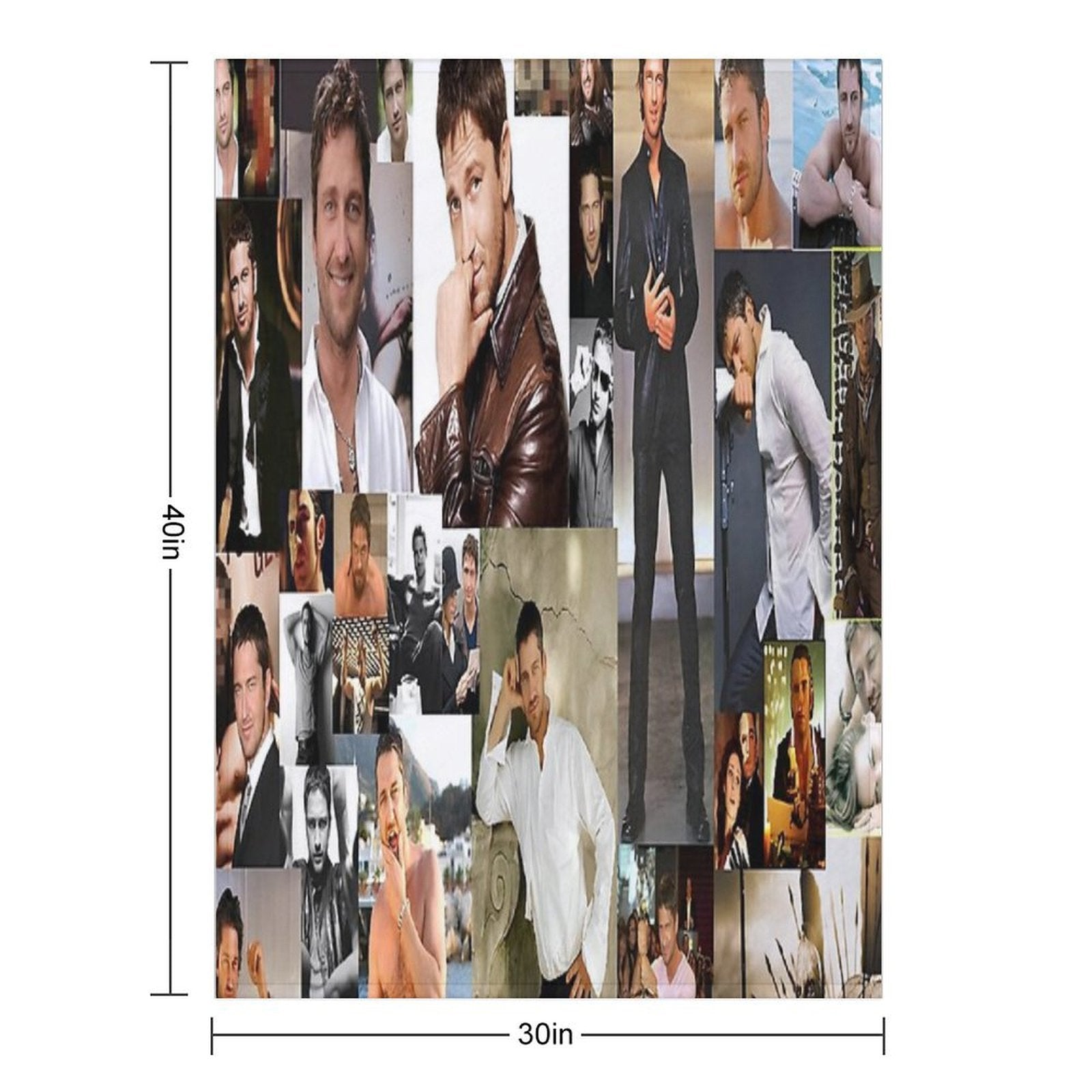 Gerard Butler Gift-ready Throw Blanket