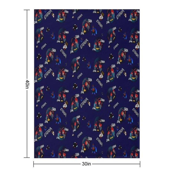 Error Pattern Throw Blanket