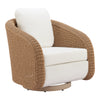 Solara Swivel Chair Ivory