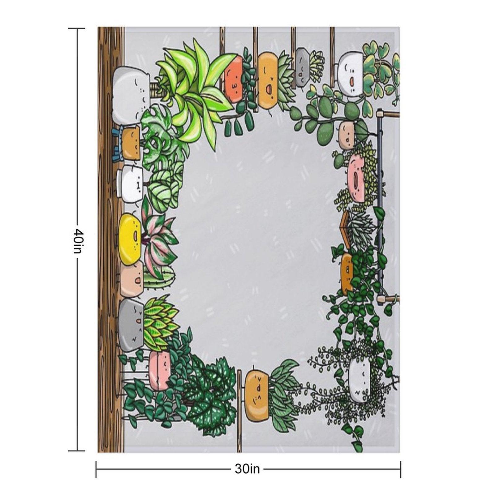 Plant Buddies All Around Throw Blanket