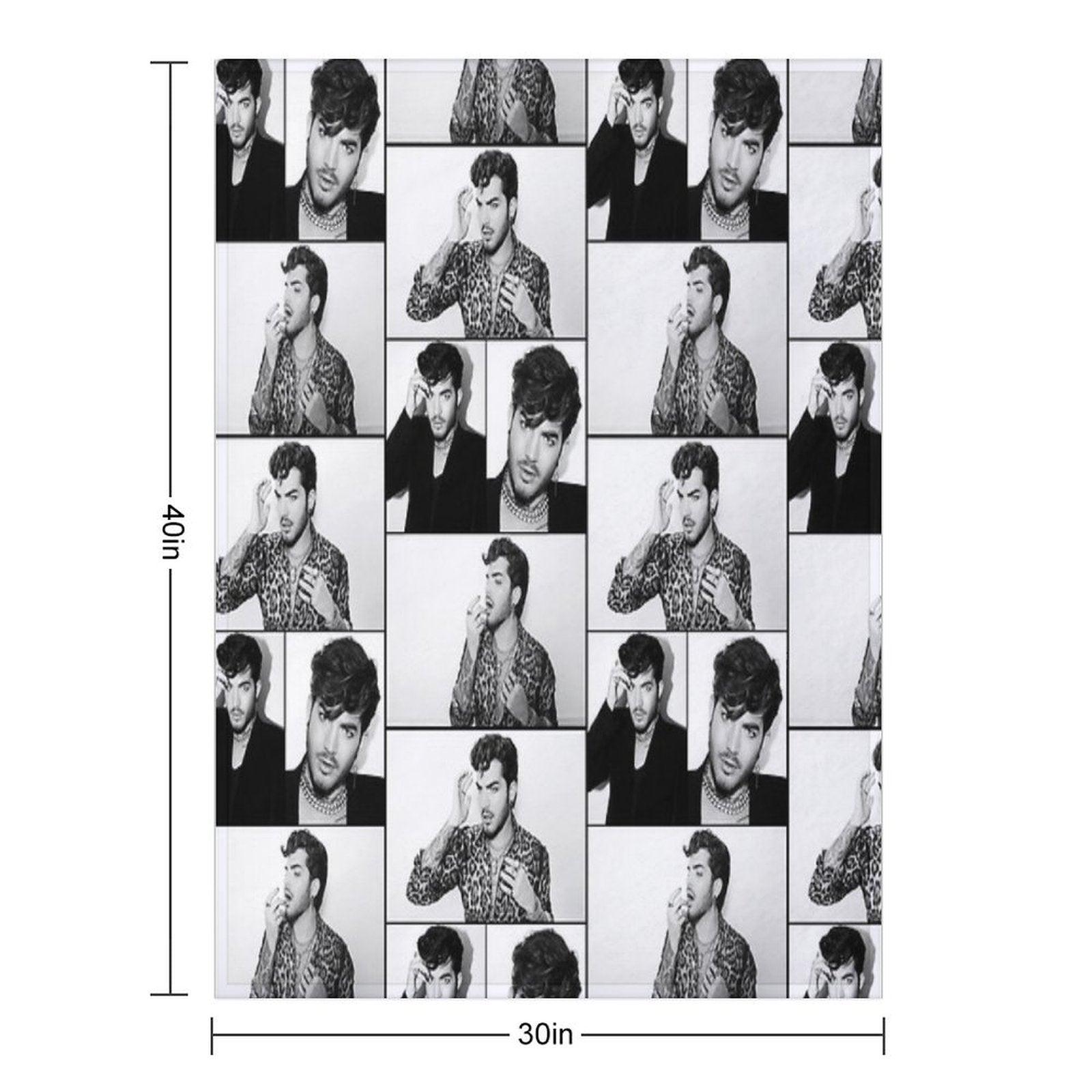 Stunning Adam Lambert Throw Blanket