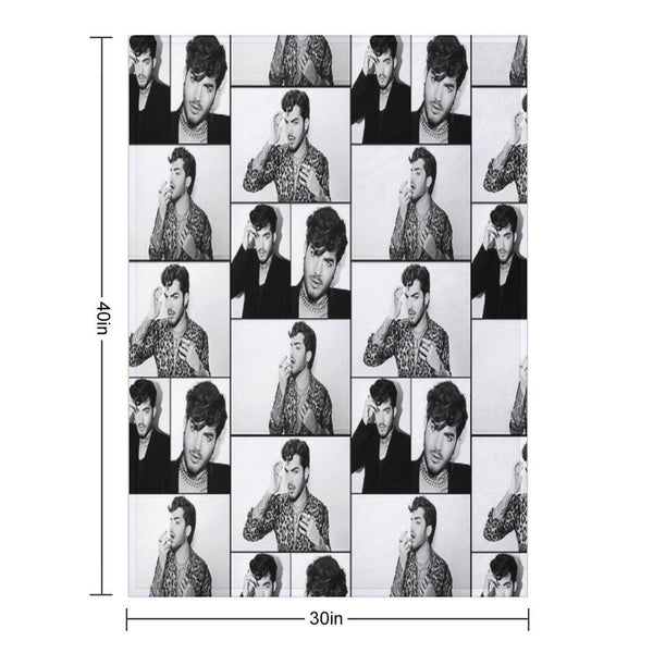 Stunning Adam Lambert Throw Blanket
