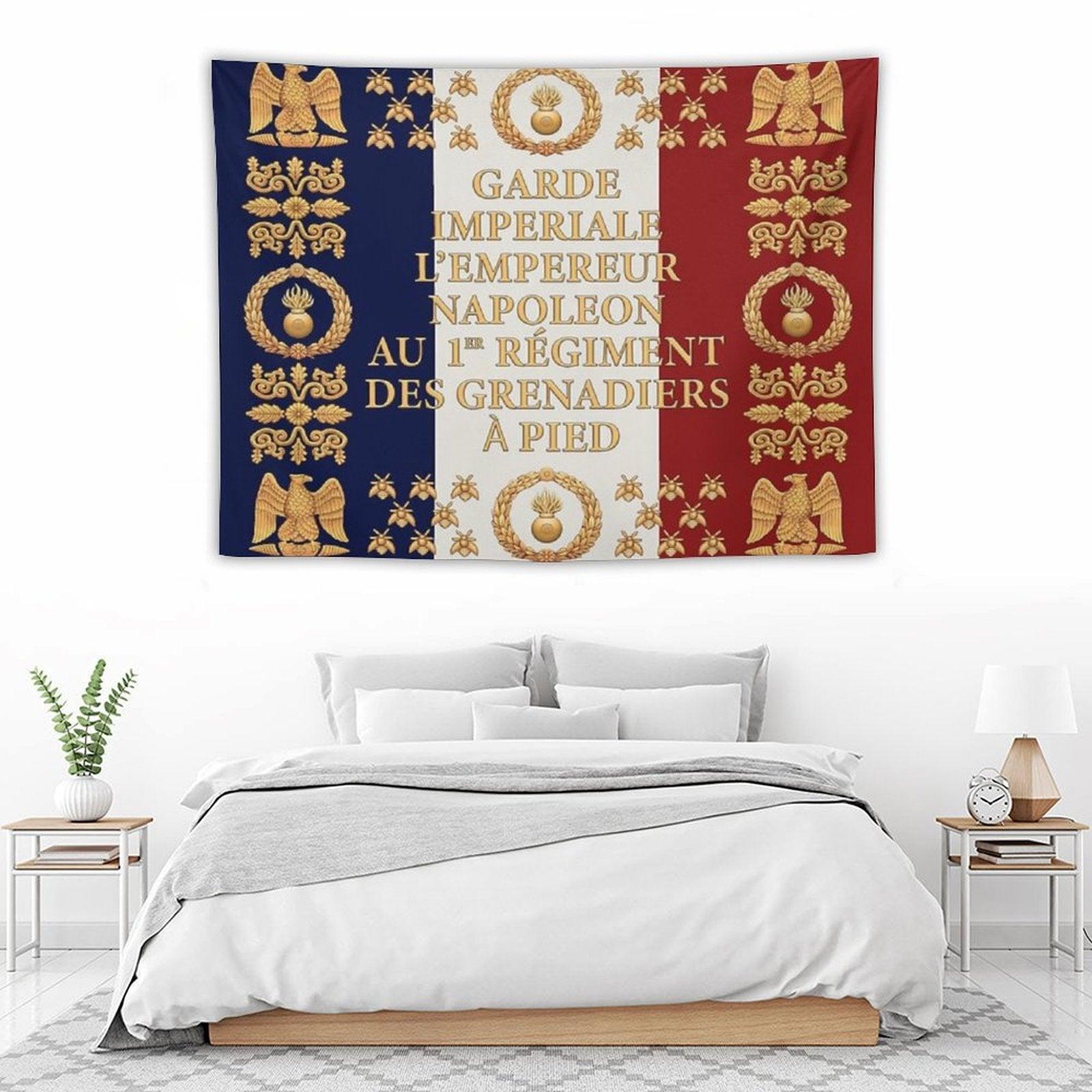 Napoleonic French 1er Garde Imperiale Flag Tapestry