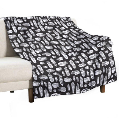 Boho Hands Throw Blanket