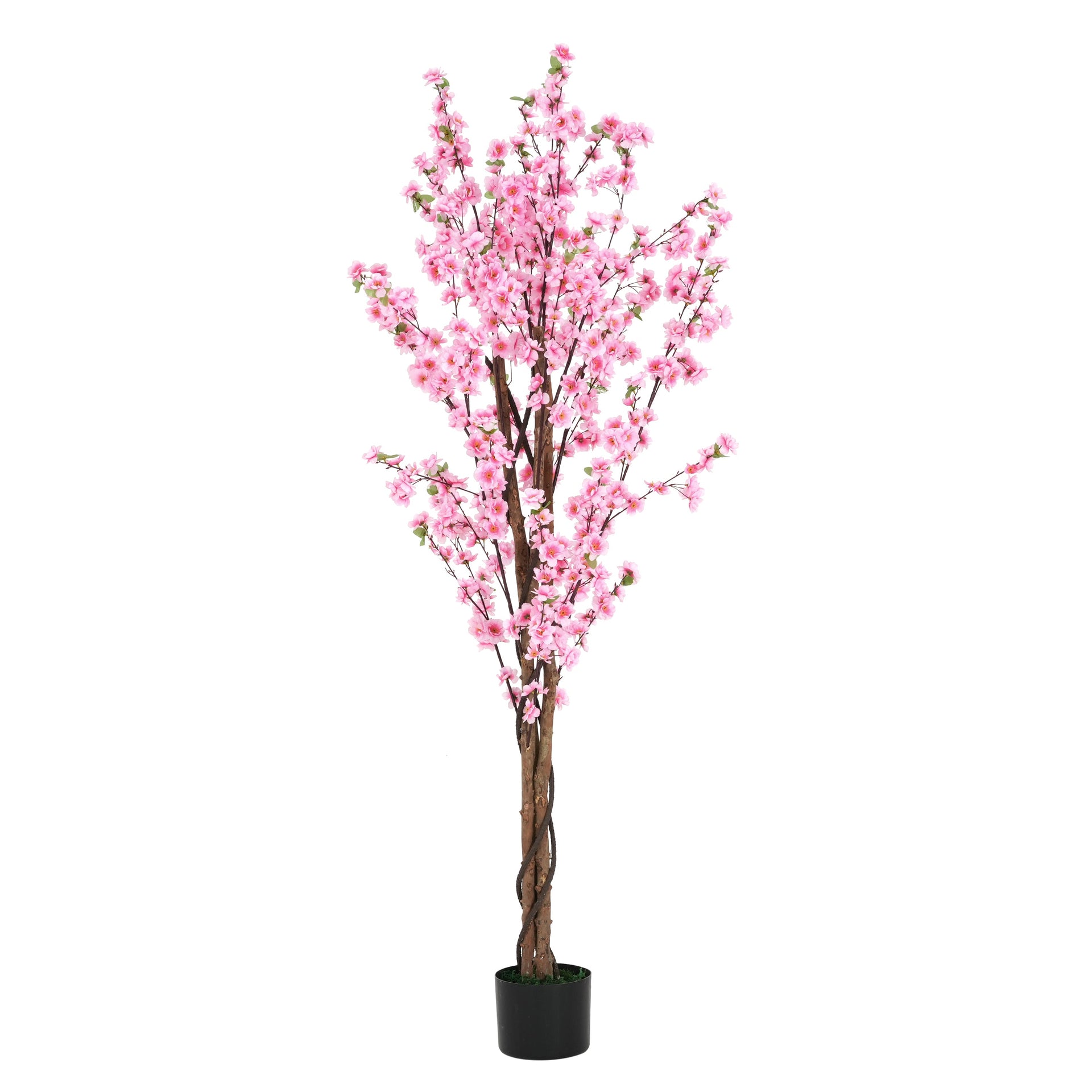 6' Artificial Peach Blossom Tree with Pot