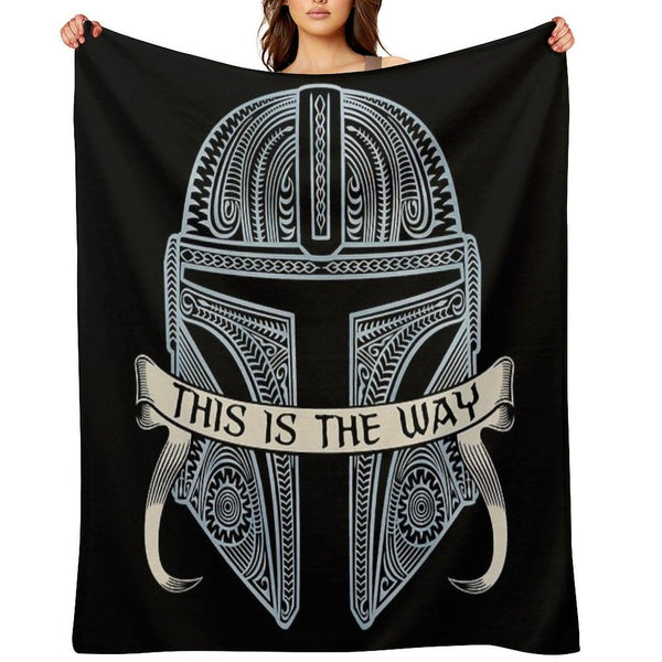 This Is The Way - Tattoo Throw Blanket