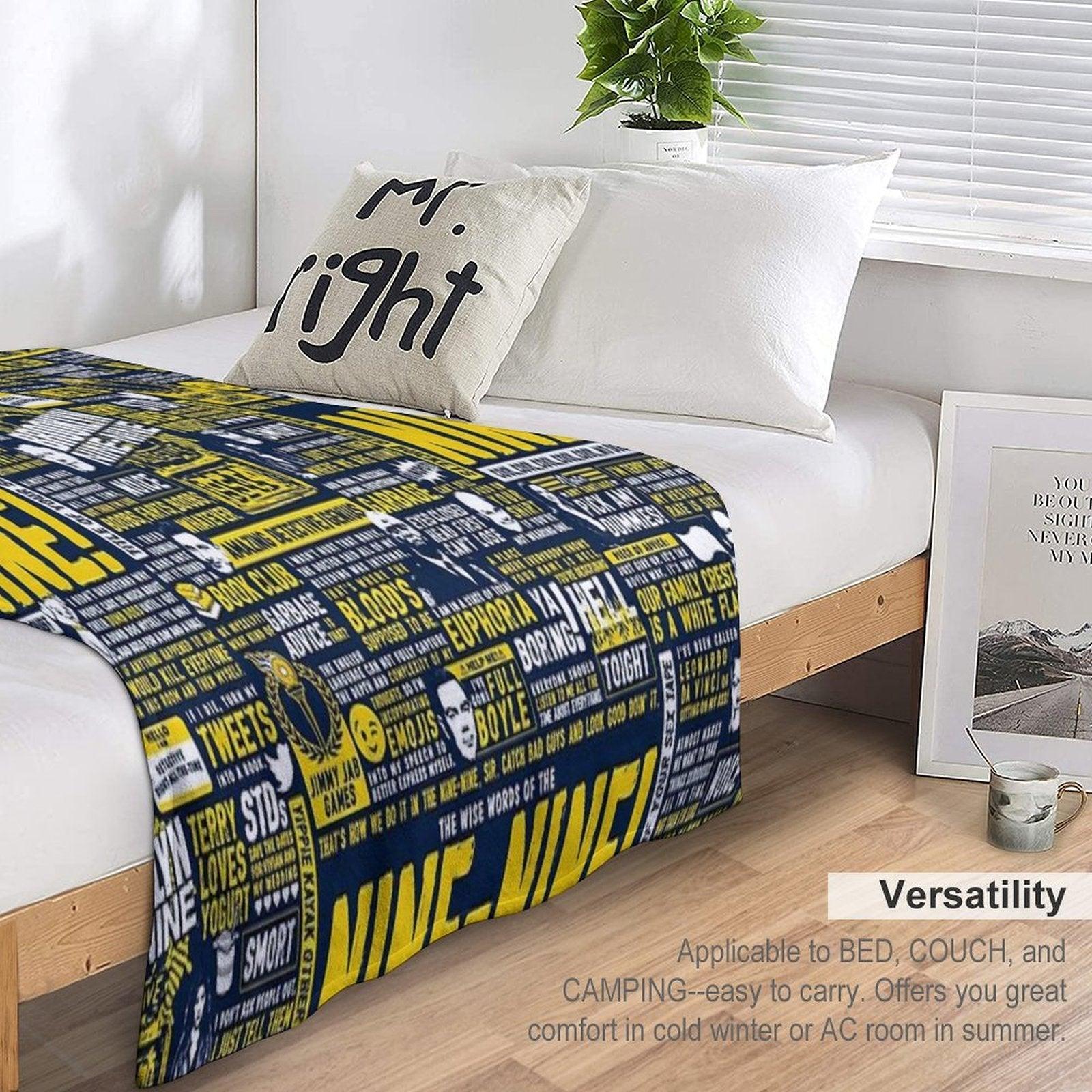 Wise Words of The Nine-Nine Throw Blanket