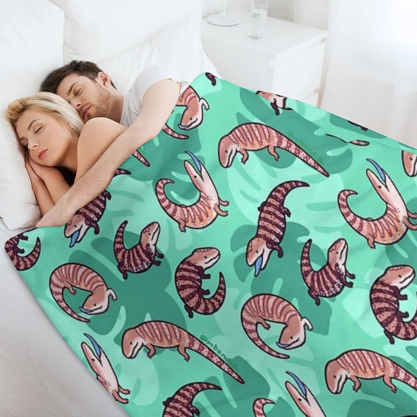 Blue Tongue Skink Throw Blanket