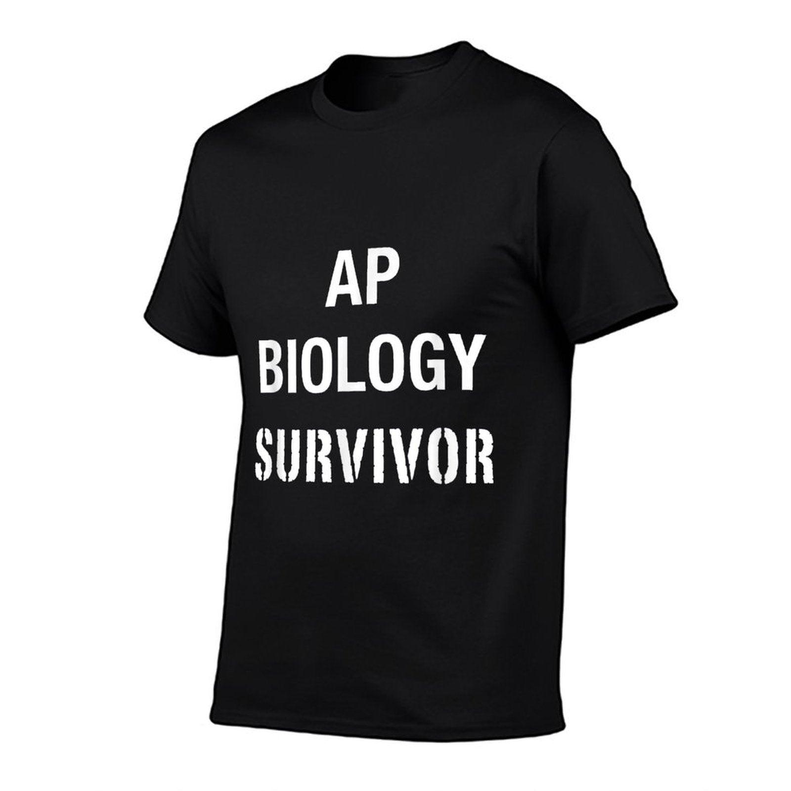 AP Biology T Shirt Funny High School AP Class Survivor T-Shirt