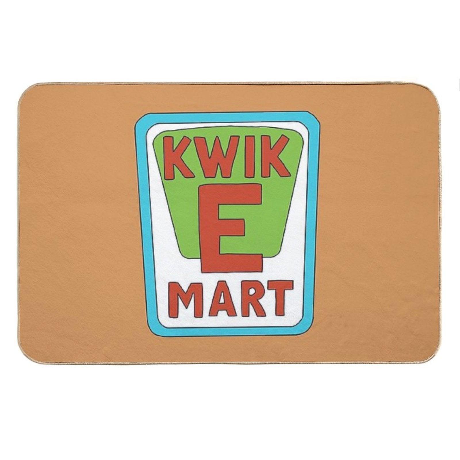 Kwik E Mart Simpsons Logo Bath Mat
