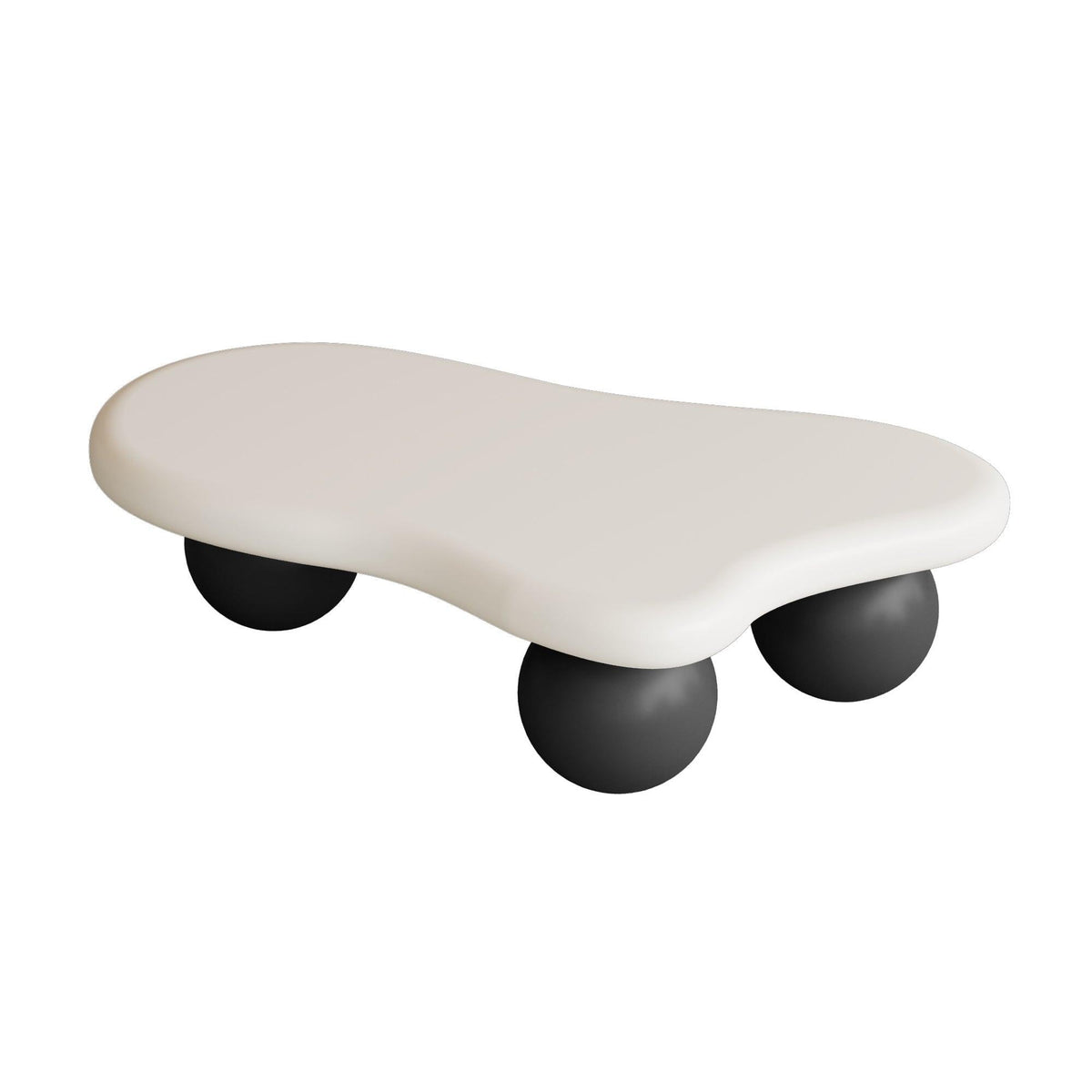 Modern Black & White Cloud Coffee Table