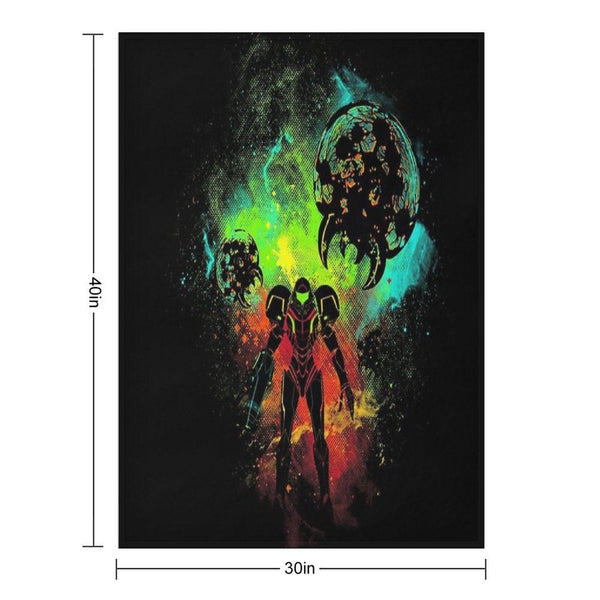 Bounty Hunter of Space Throw Blanket
