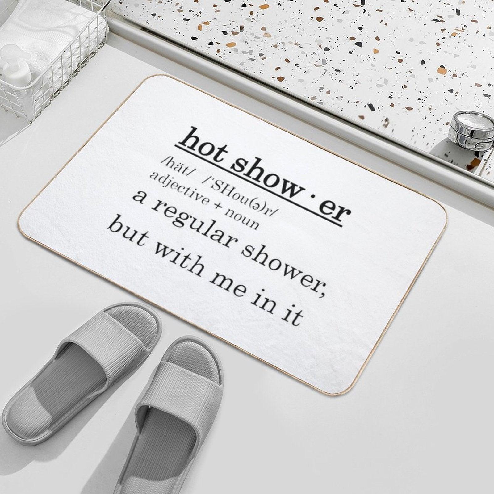 Hot Shower Curtain Bath Mat