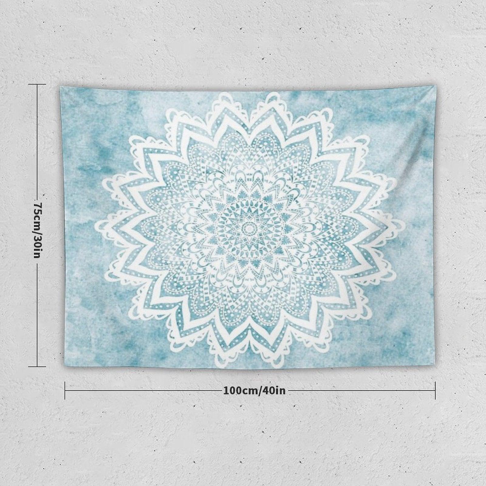 MANDALA SAVANAH LIGHT BLUE Tapestry