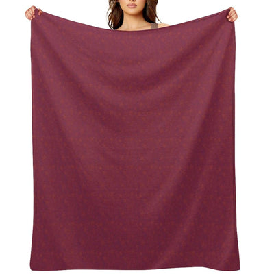 Floral Artwork Throw Blanket