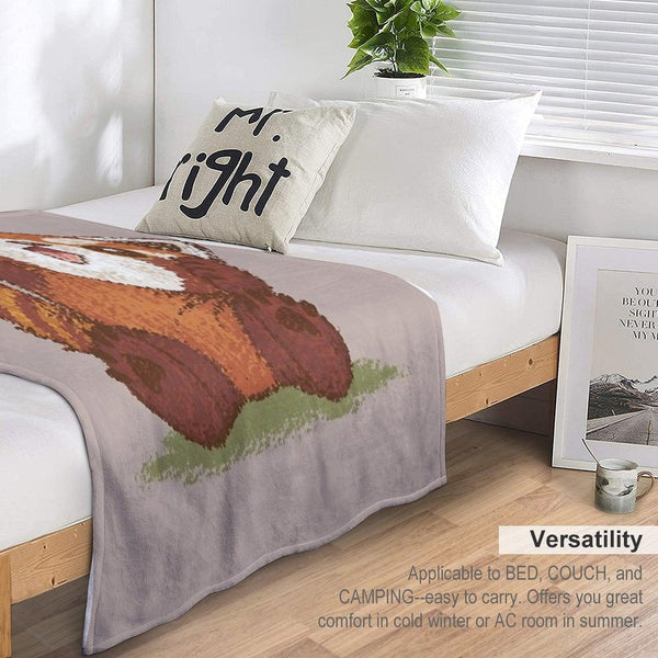 Cute Red Panda Throw Blanket