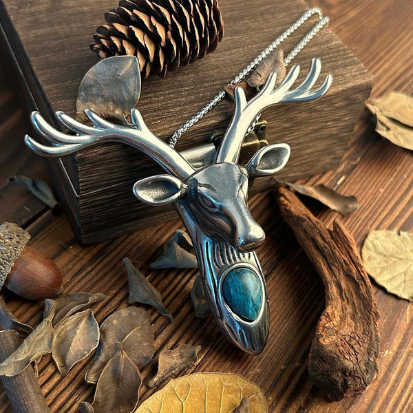 Deer Skull Necklace Knife Buckle - Gifts for You 'n Me