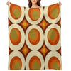 Mid-Century Modern 70s Throw Blanket