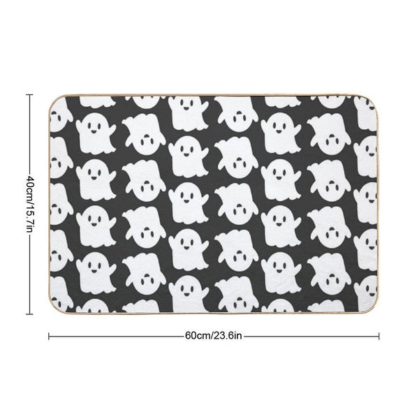 Cute Ghosts Bath Mat