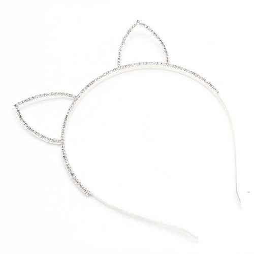 RHINESTONE CAT EARS HEADBAND
