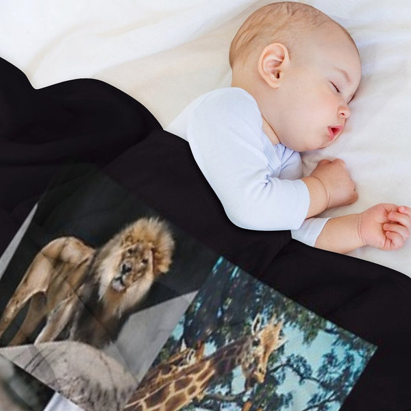 Columbus Zoo Anti-pilling Throw Blanket