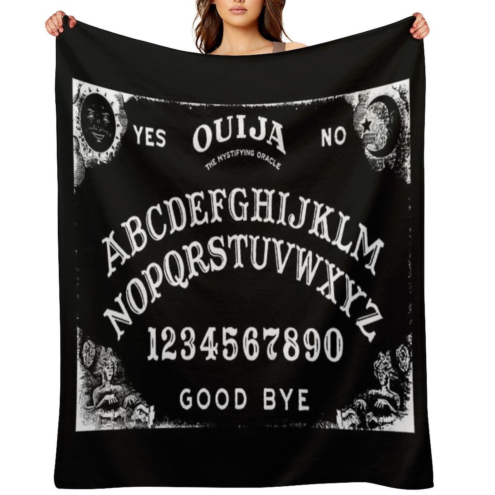Ouija Board Anti-pilling Throw Blanket