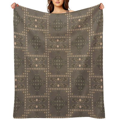 Hallowed Mirror Sustainable Throw Blanket