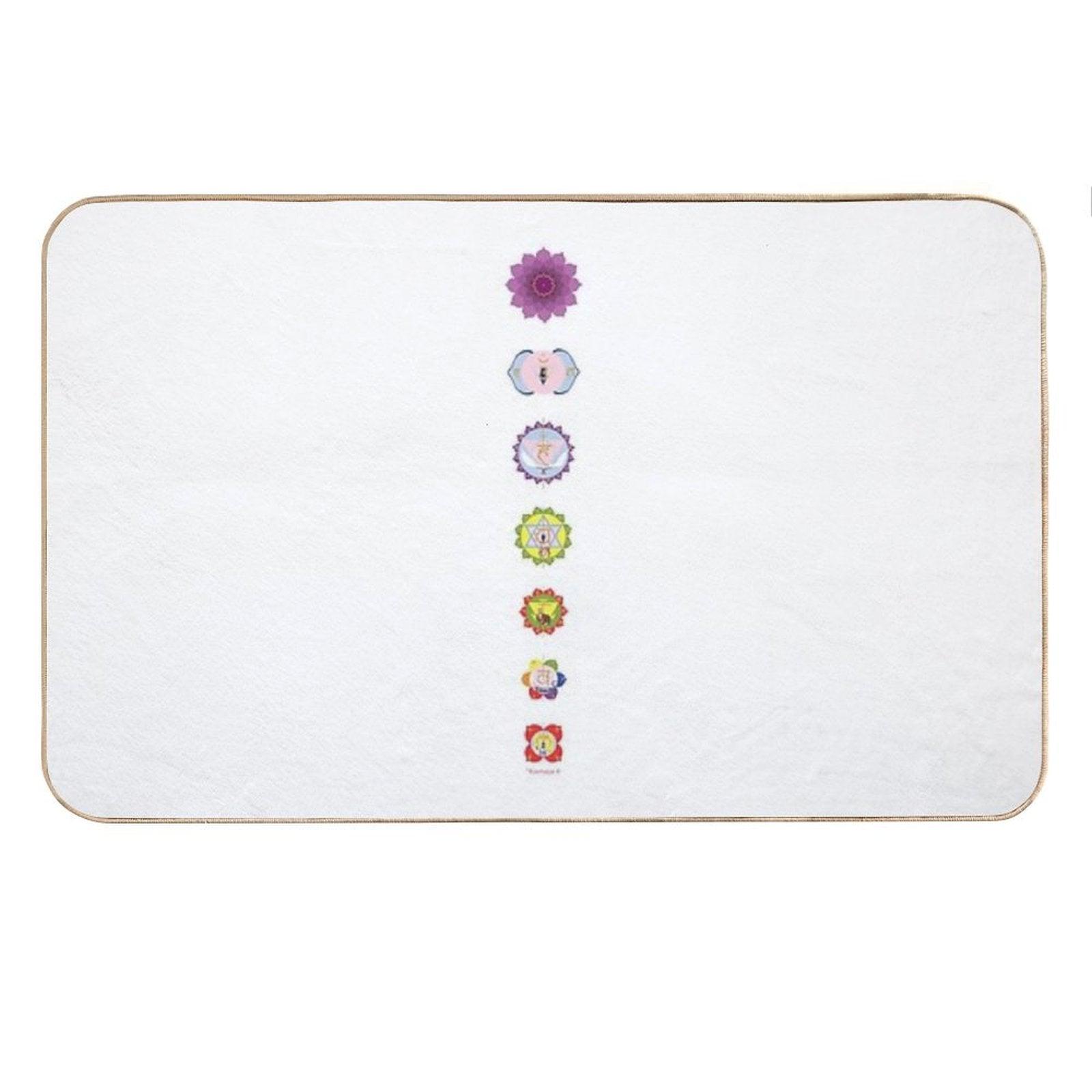 7 Chakras Bath Mat