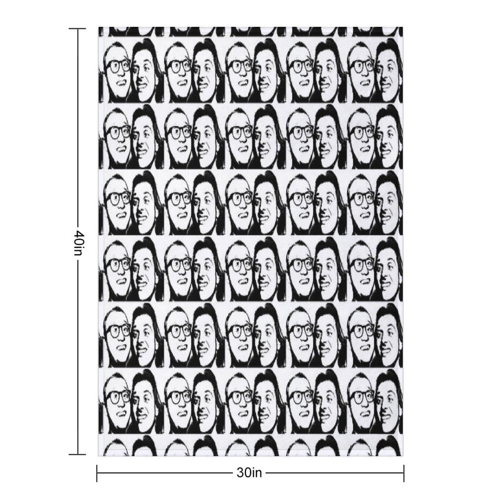 Rik Mayall And Ade Edmondson Throw Blanket