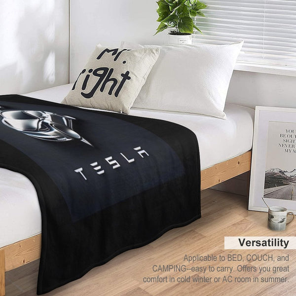 Tesla Logo Comfort Throw Blanket